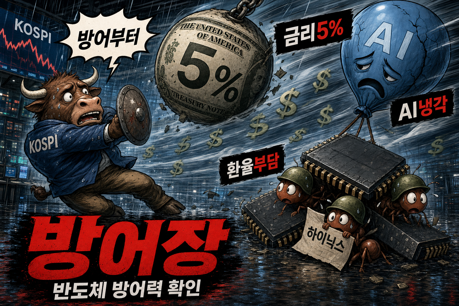 금리와 반도체에 눌린 코스피