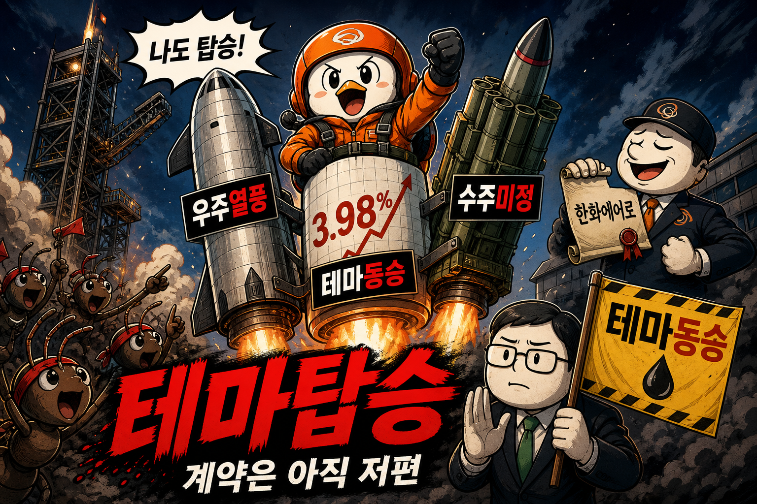 우주 방산 테마에 오른 한화에어로