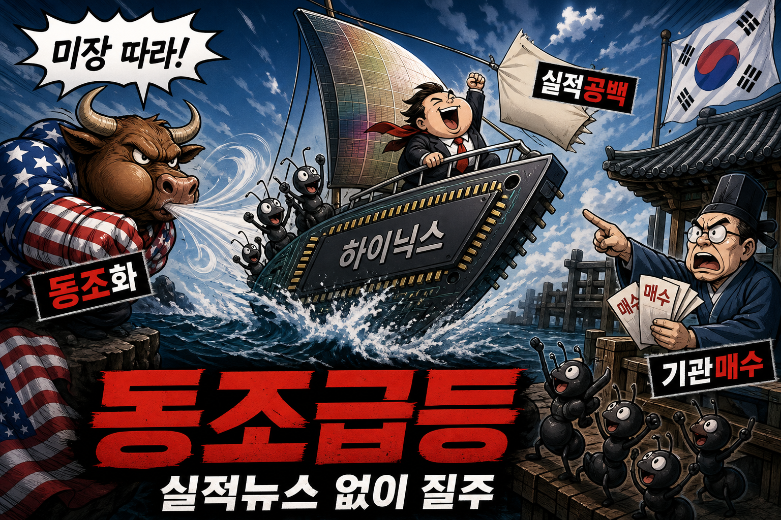미국 반도체 훈풍에 하이닉스 급등