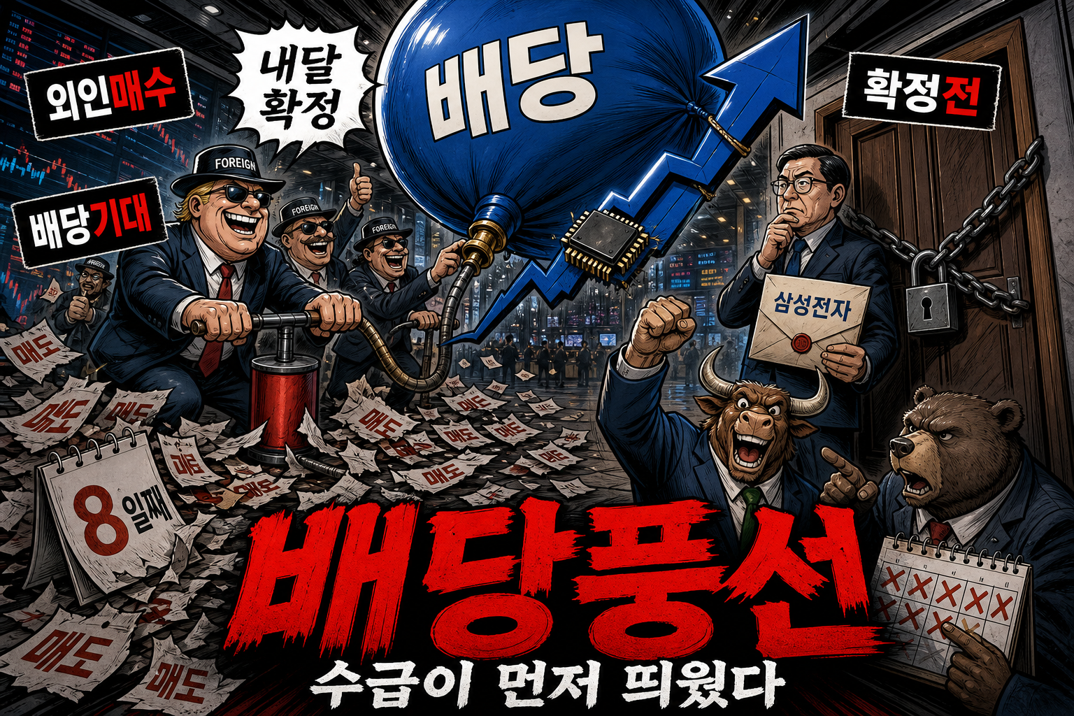배당 기대에 뜬 삼성전자 주가