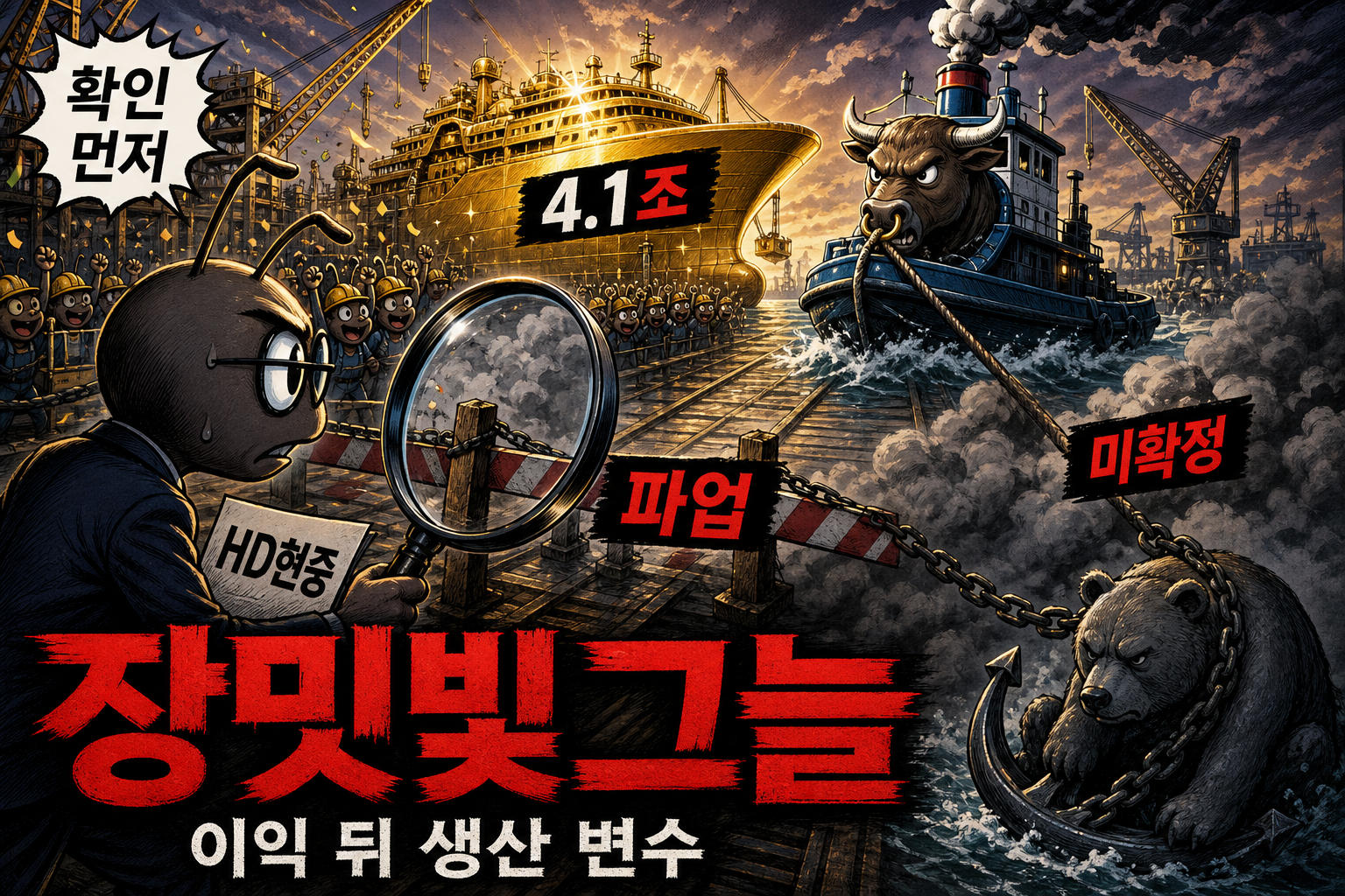 이익 전망 뒤 생산 변수 풍자