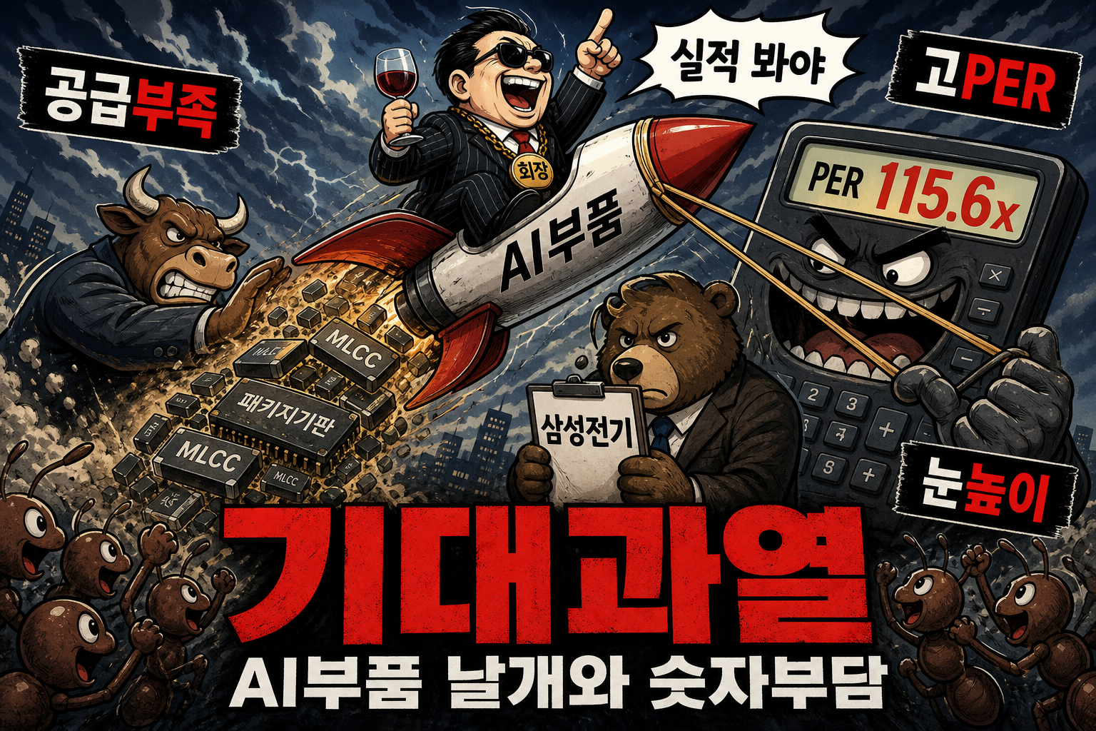 AI부품 로켓과 PER 부담
