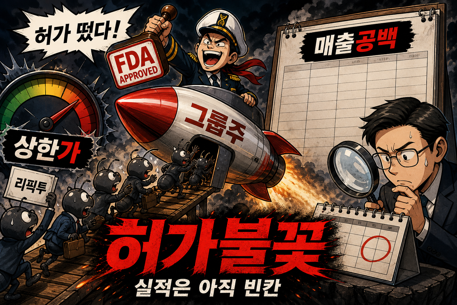 허가 소식에 치솟는 HLB그룹주