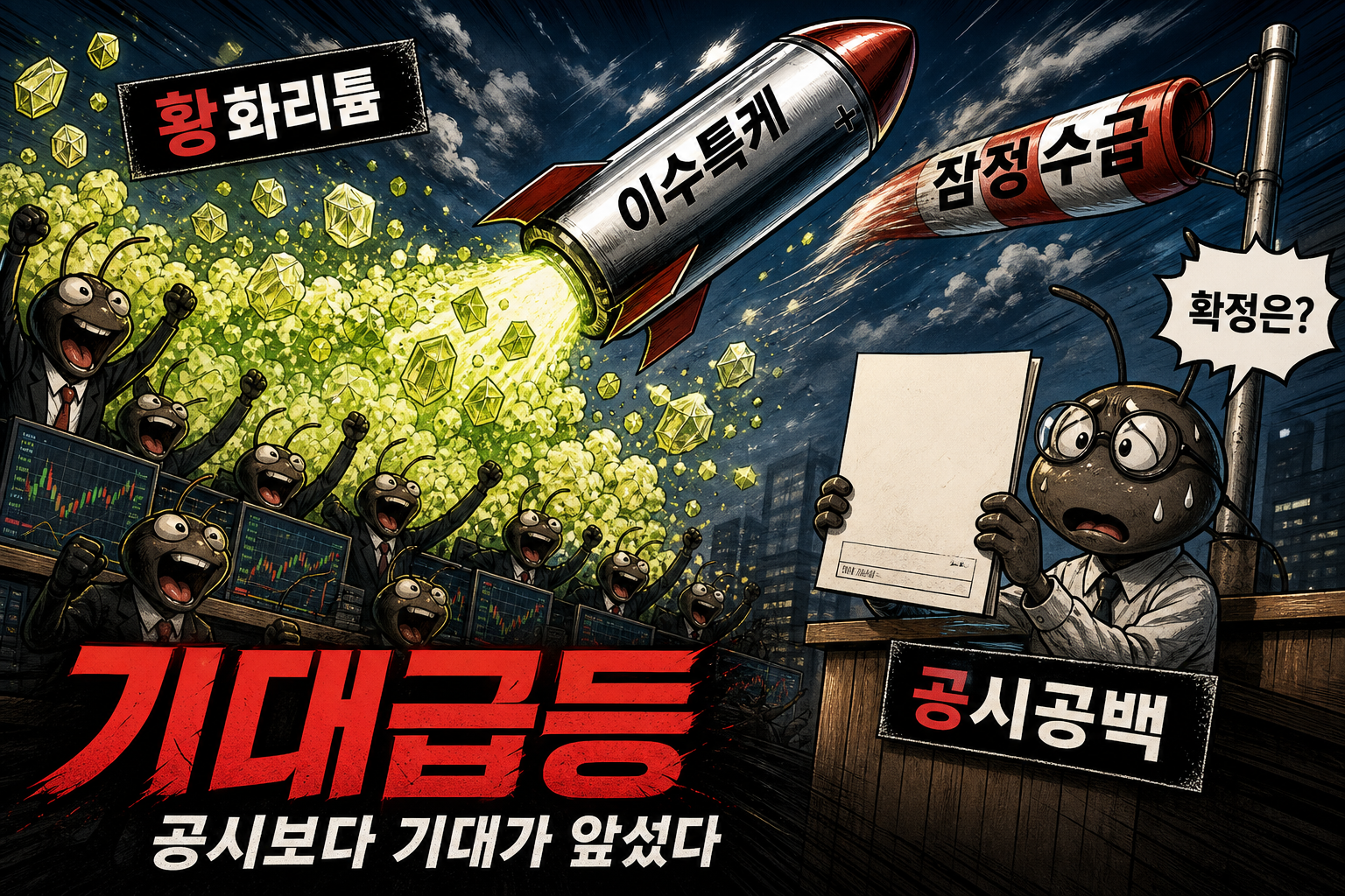 기대 연료로 치솟는 배터리주